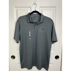 Men's Under Armour Performance Polo  Gray Size M NEW